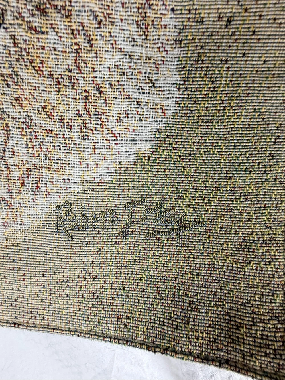 Robert May- Bichon Frisée Woven Tapestry Wall Wall Hanging